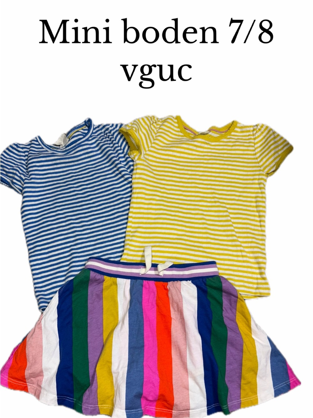 Mini boden 7/8 skort shirt bundle